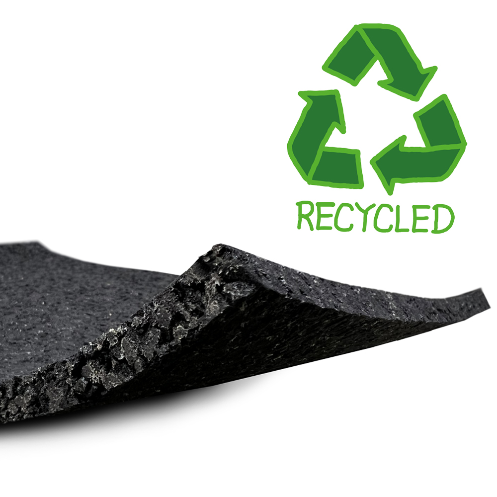 Difference between Pro-Pad recycled rubber foam underlay and Rebond PU foam underlay