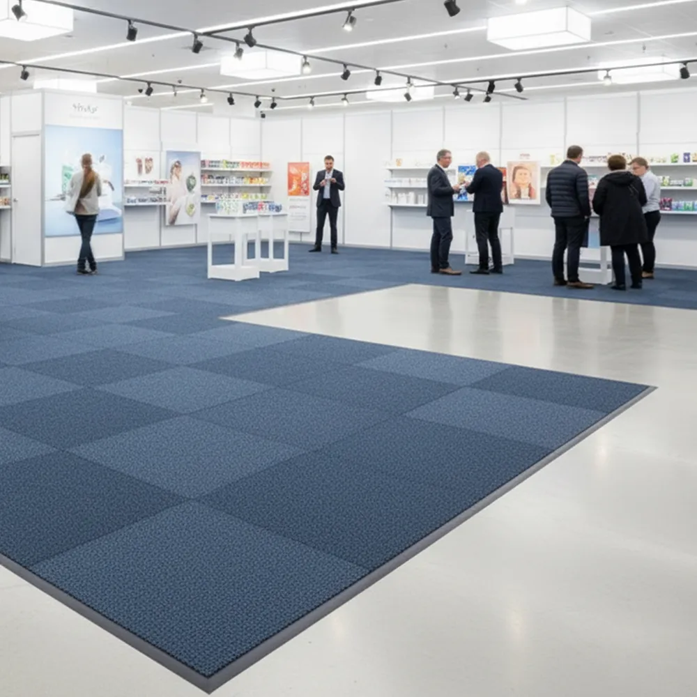 Commercial Carpeted Flooring Tiles