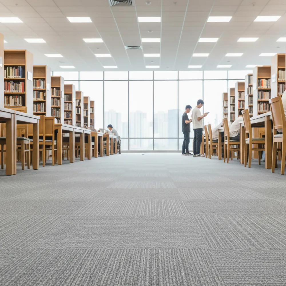 Commercial Carpeted Flooring Tiles