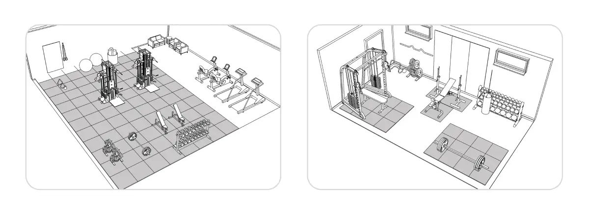 Gym Flooring Tiles