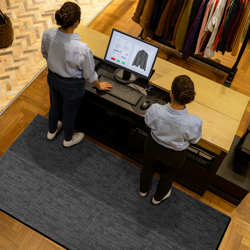 Carpeted Flooring Tiles