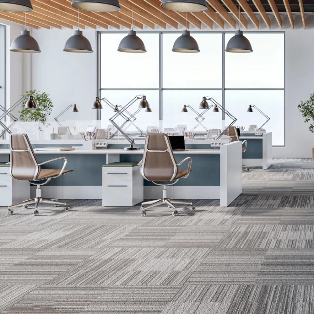 Carpeted Flooring Tiles